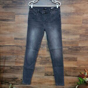 Mavi Jeans Size 31 Alissa High Rise Super Skinny Charcoal Stretch Denim